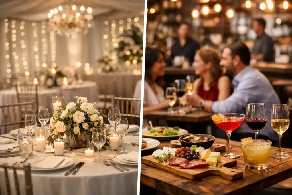 Private Event Venue vs Restaurant for Your Party