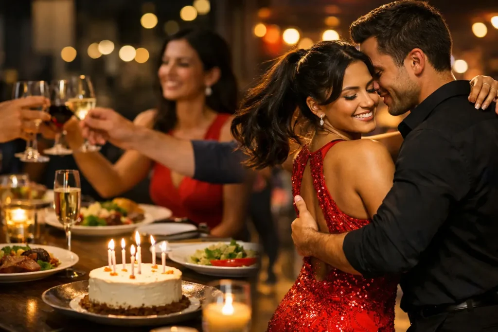 Birthday Dinner With Salsa Dancing: Example Plan