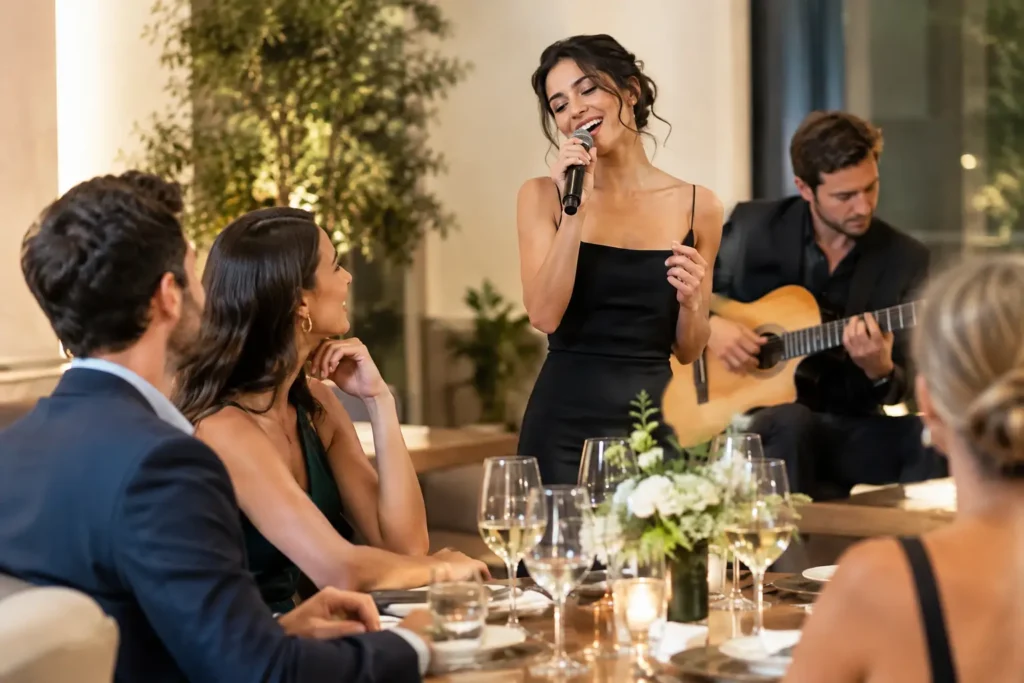 How Live Performers Elevate Dinner Experiences